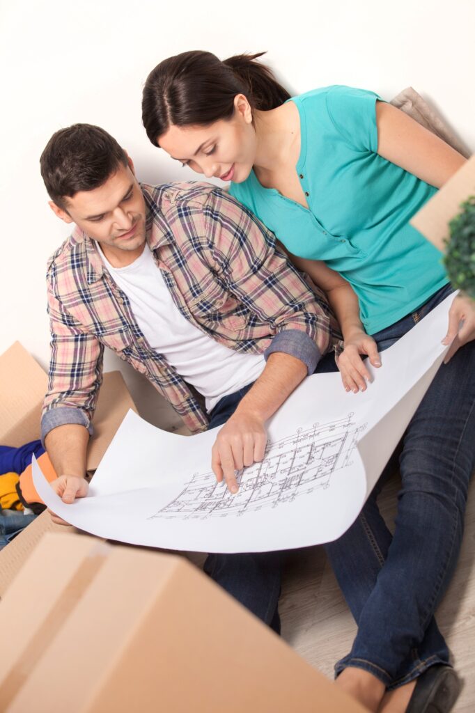 Planning a house improvement.